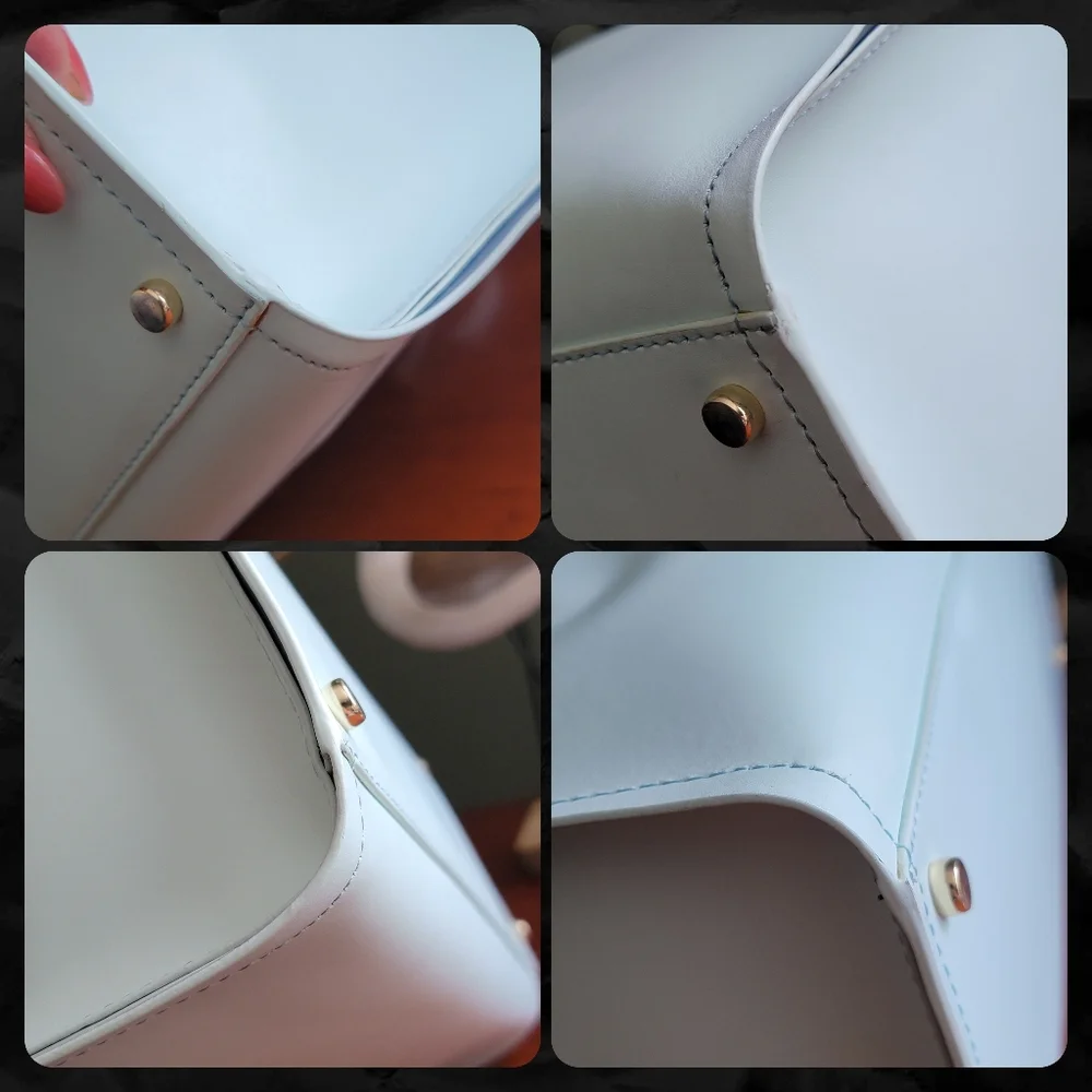 Kate Spade Kyra Arbour Hill Light Blue Leather Satchel Tote